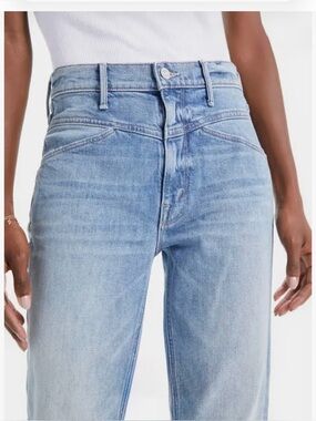 Mother Superior The Dazzler Yoke Front Ankle Denim Jeans 26